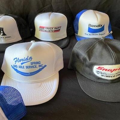 LOT#E176: Vintage Automotive Hats Lot #1