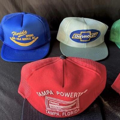 LOT#E177: Vintage Automotive Hats Lot #2