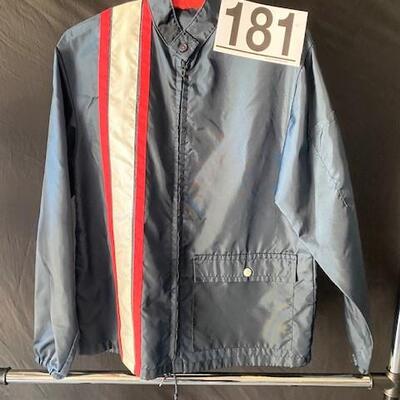 LOT#E181: Vintage Automotive Racing Jacket Small