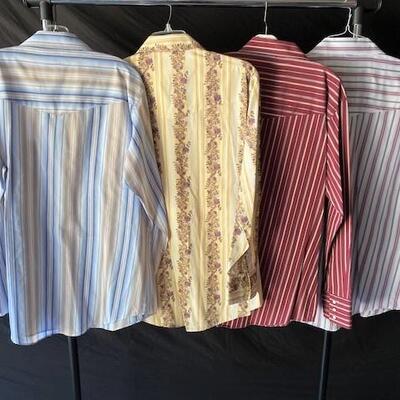 LOT#E182: Ely Cattleman Vintage Men's Shirts Lot #1