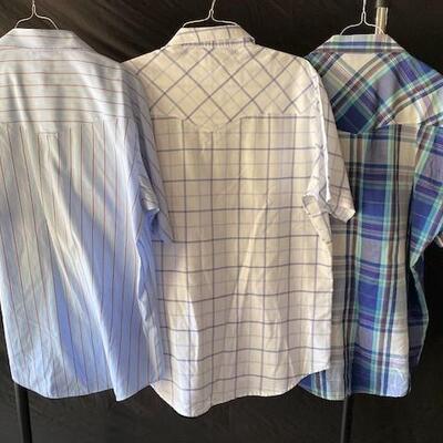LOT#E184: Ely Cattleman Vintage Men's Shirts Lot #3
