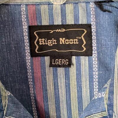 LOT#E188: High Noon Vintage Men's Shirts
