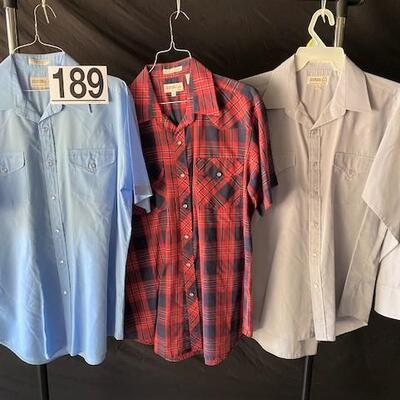 LOT#E189: Shepler's Vintage Men's Shirts