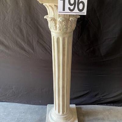 LOT#U196: Hollow Cement Pedestal