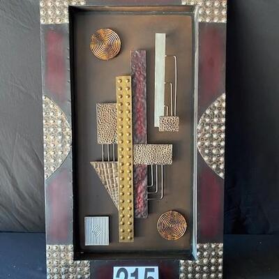 LOT#G215: Polychrome Wall DÃ©cor #2