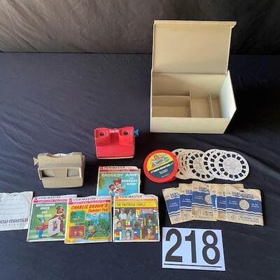 LOT#G218: Pair of View Masters with Case
