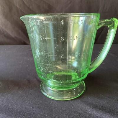 LOT#G224: Unmarked Vaseline Glass Lot #3
