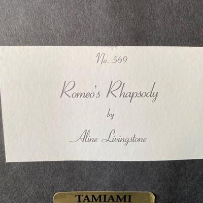 LOT#G229: Aline Livingstone "Romeo's Rhapsody"