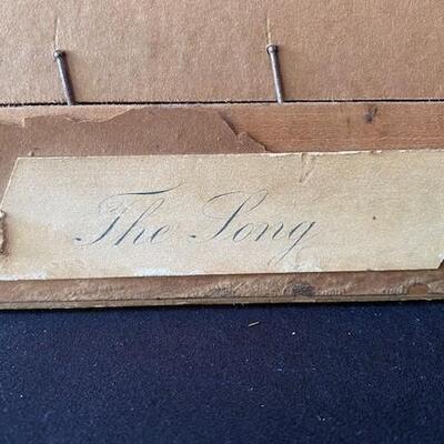 LOT#G230: Marguerite S Pearson "The Song"
