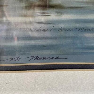LOT#G232: Michael Monroe Framed Print