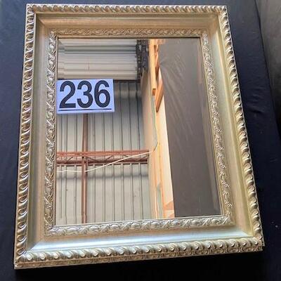 LOT#G236: Gilt Framed Mirror