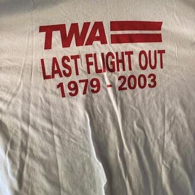 LOT#G242: TWA Last Flight Out T-Shirt