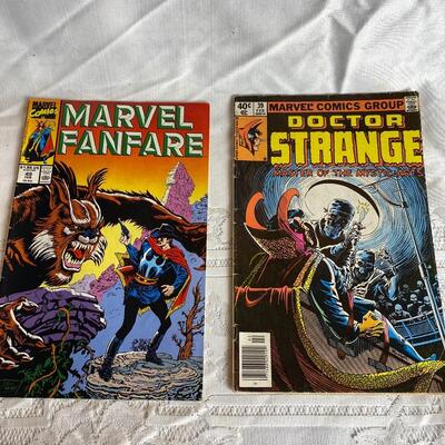 Vintage Comics Starriors Brothers Jademan Blood Sword Doctor Strange Fanfare