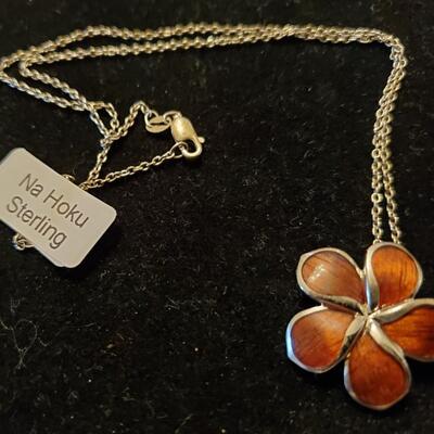 Na Hoku Plumeria Pendant 