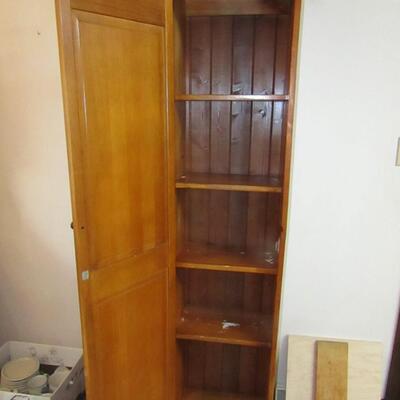 LOT 114  CABINET AND RACK