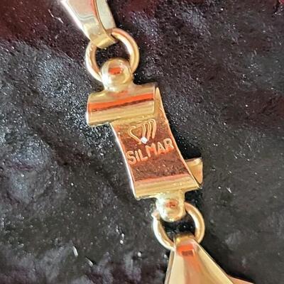 Lot 530: Vintage SILMAR 20.5" Length 14K Yellow Gold Italian Necklace 
