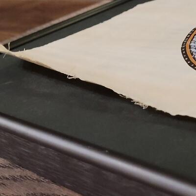 Lot 536: Celtic Art on Papyrus (no glass on Frame)