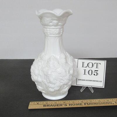 Vintage Imperial Milk Glass Vase 