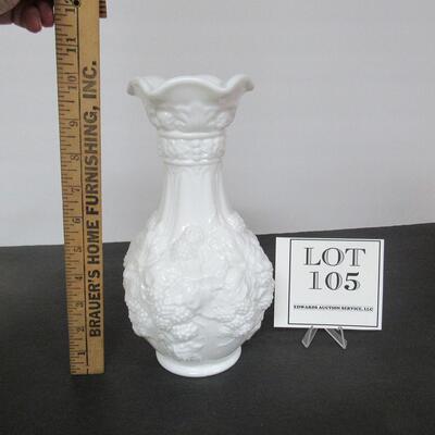 Vintage Imperial Milk Glass Vase 