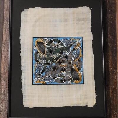 Lot 539: Celtic Art on Papyrus 