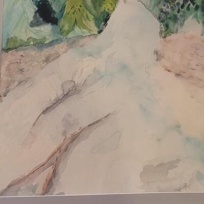 Lot 554: Original Watercolor unsigned
