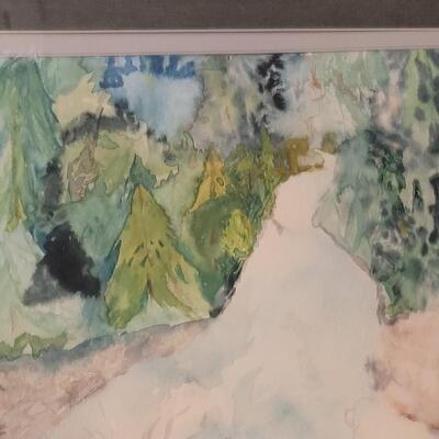 Lot 554: Original Watercolor unsigned