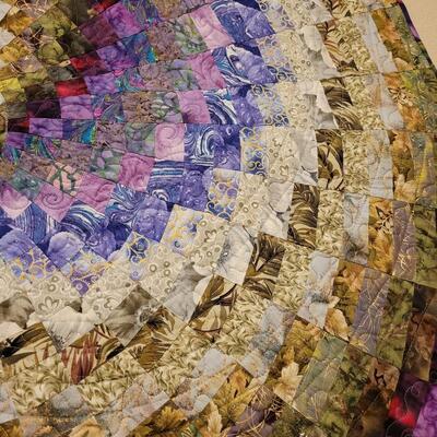 Lot 555: Original Quilted Artwork by Trish Morris 