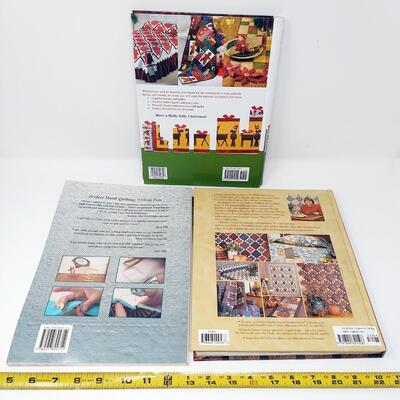 SET OF THREE QUILTING BOOKS 