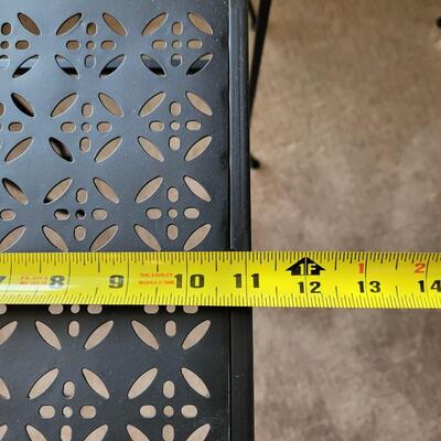 Lot 561: (3) Nesting Metal Tables