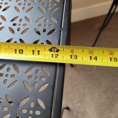 Lot 561: (3) Nesting Metal Tables