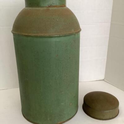 406. Antique Painted Can 