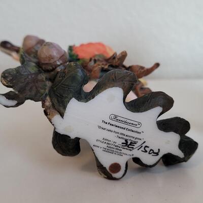 Lot 567: Boyd's Bears The Wee Folkstone Collection Fairies on Leaves