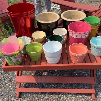 417. Flower Pot Lot ( a variety of types ) 