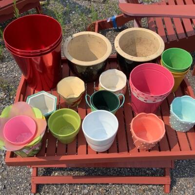 417. Flower Pot Lot ( a variety of types ) 