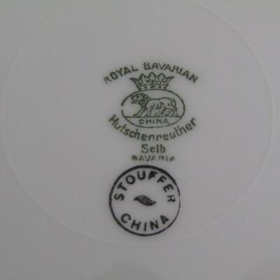Six Royal Bavarian Hutschenreuther Selb Stouffer China Dinner Plates (10 3/4