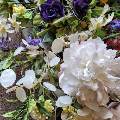 Lot 579: Container of Spring Faux Flowers 