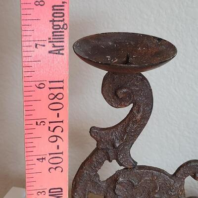 Lot 580: Metal Candle Holders