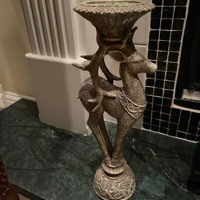 Lot #33 -- Reindeer candle holder #3