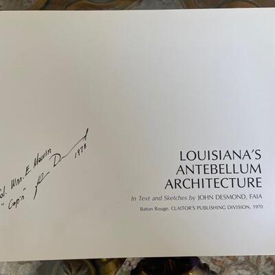 Lot #36 -- Louisiana's Antebellum Architecture by John Desmond, FAIA