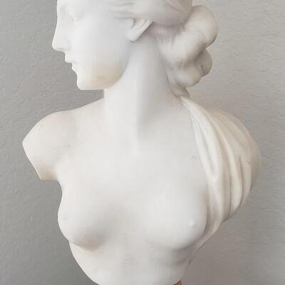 The French Lady Marble Bust