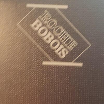 Roche Bobois Glass Dinning Table with 6 Chairs and Black Roche Bobois Buffet