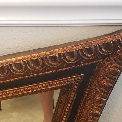 Art Deco Wood Carved Mirror