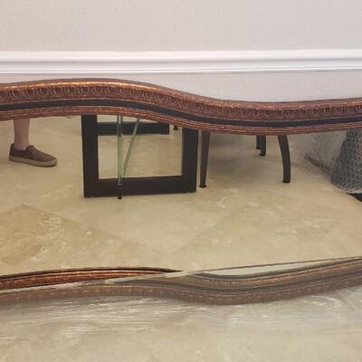 Art Deco Wood Carved Mirror