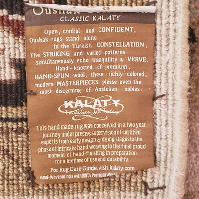 Turkish Oushak Rug, 8 x 7