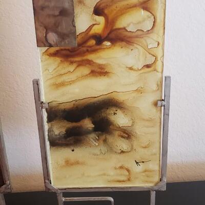 3 Glass Piece Italian Artwork