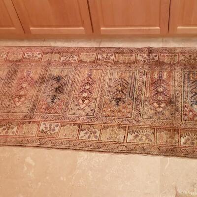 Hand Made Persian Rug, 7 x 3