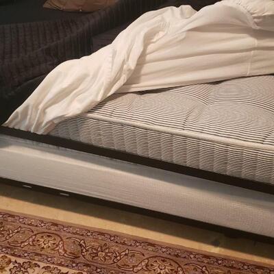 Trundle Bed with Mattresses and Pads and Pillows