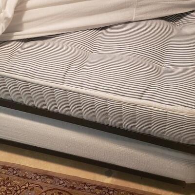 Trundle Bed with Mattresses and Pads and Pillows