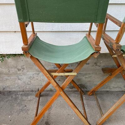 PIER 1 BAR-HEIGHT FOLDING DIRECTORâ€™S CHAIR