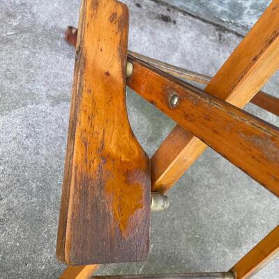 PIER 1 BAR-HEIGHT FOLDING DIRECTORâ€™S CHAIR